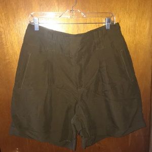 Anthropologie shorts size 14 Olive Green